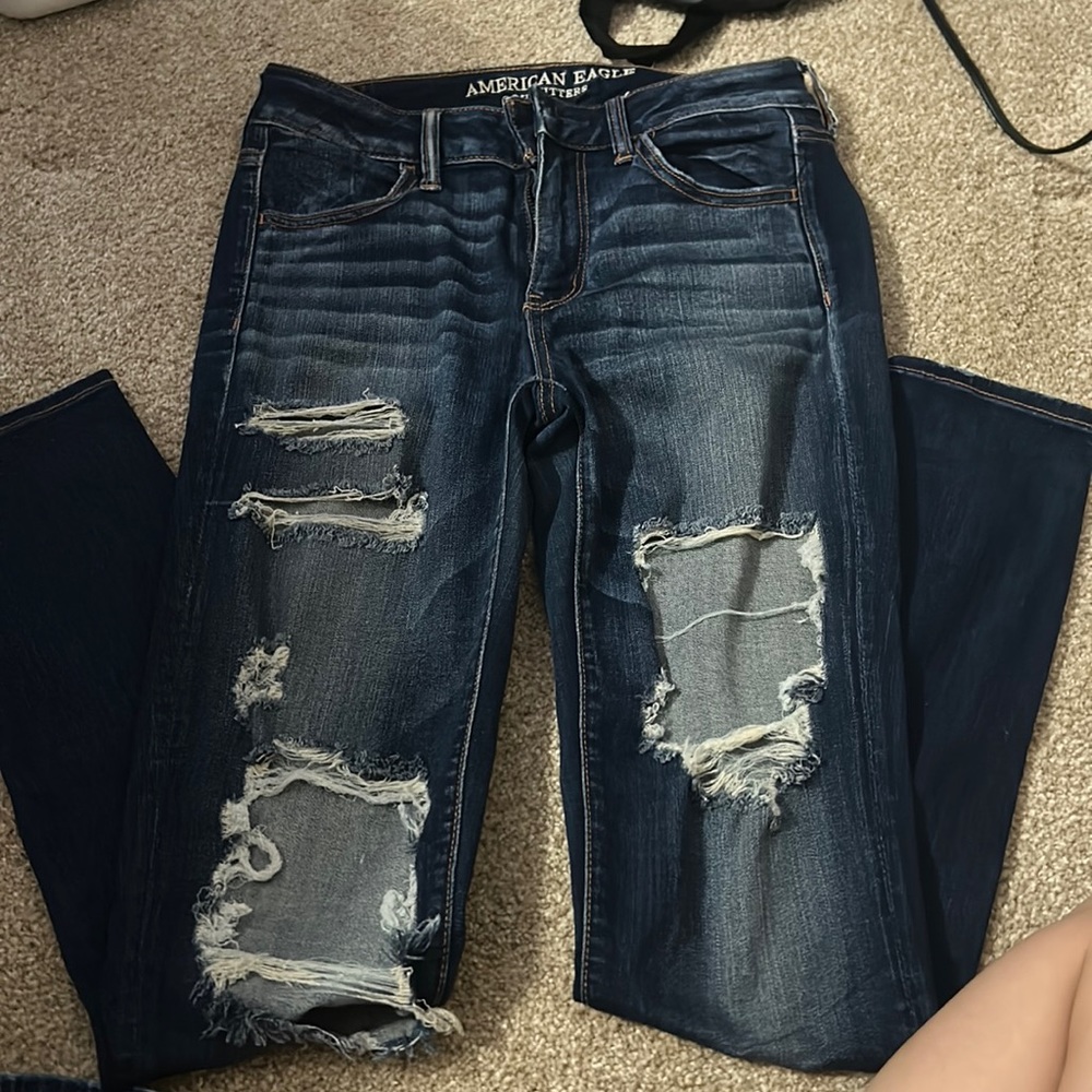 Ripped jeans all the way down
